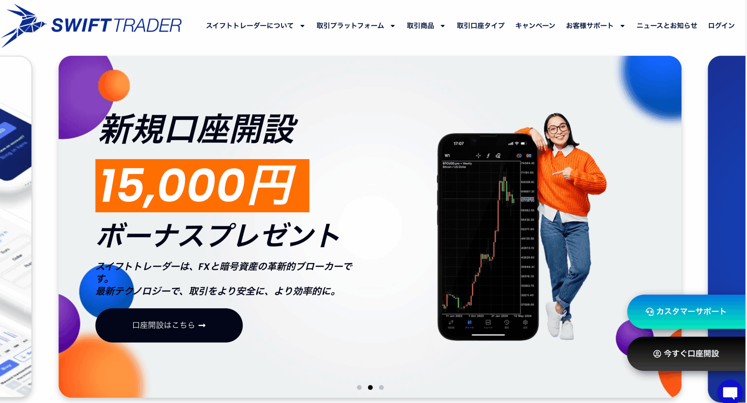 SwiftTraderの公式サイト