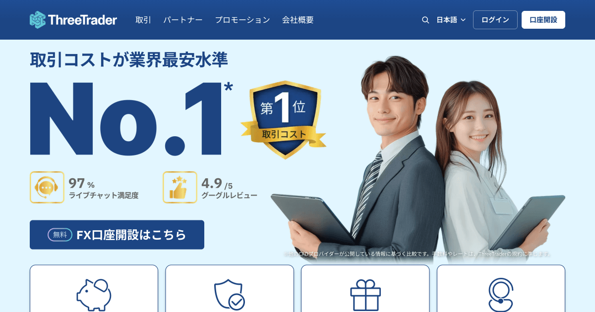 ThreeTraderの公式サイト